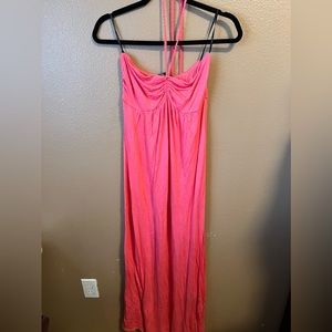 Pink maxi dress